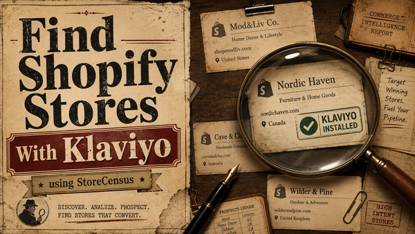 Find Shopify Stores With Klaviyo Installed