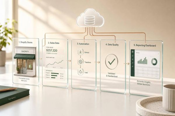 Sales Reporting Automation for Shopify Agencies