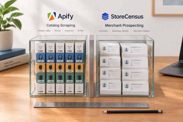 Apify vs StoreCensus: Store Data Extraction
