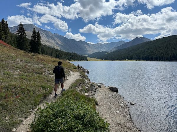 Clinton gulch dam reservoir
