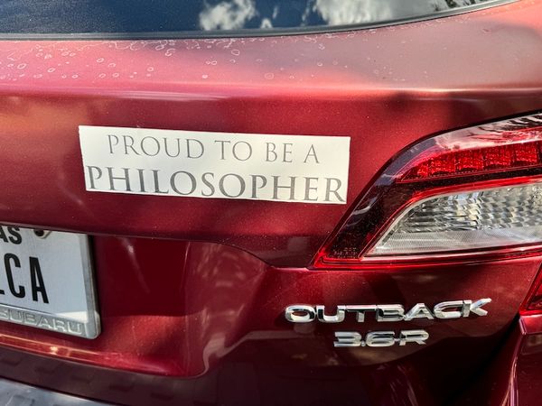 Proud to be a philosopher