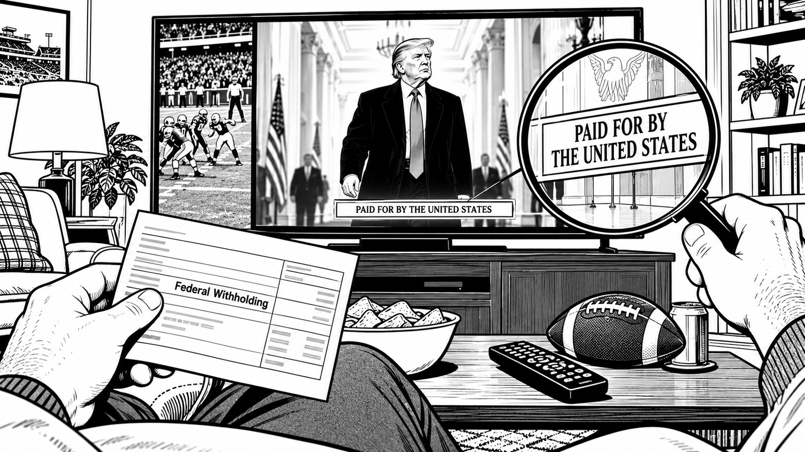 Paid for by the United States