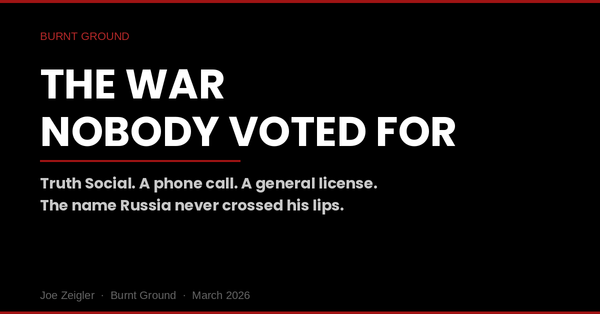 Putin's War, Trump's Bombs