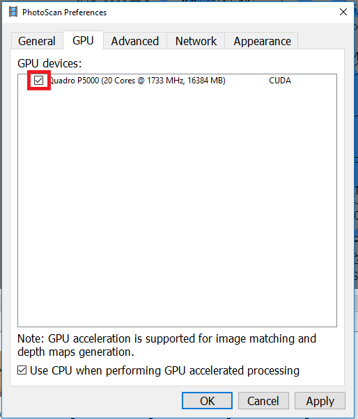 Select GPU