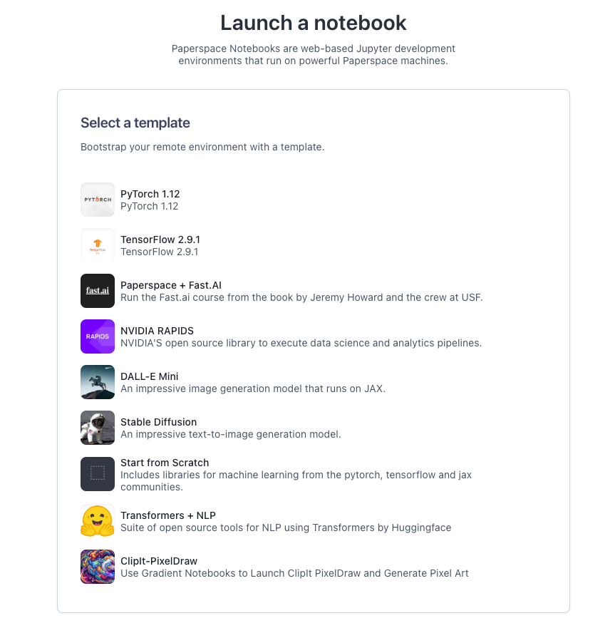 A sneak peek to the Paperspace platform