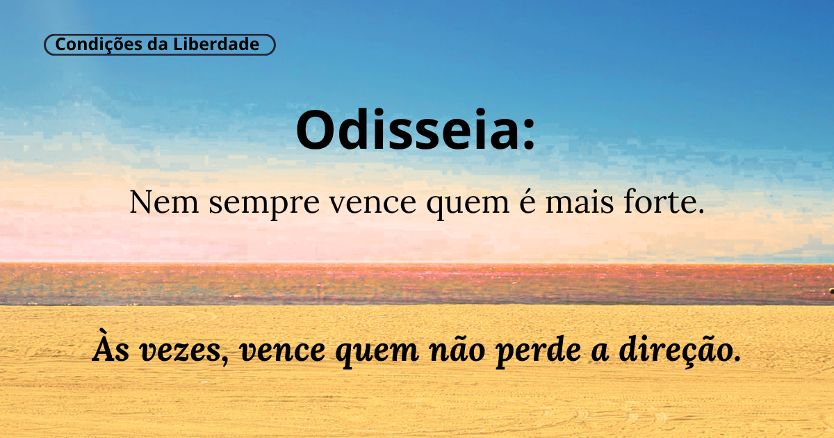 O que a Odisseia diz a mais