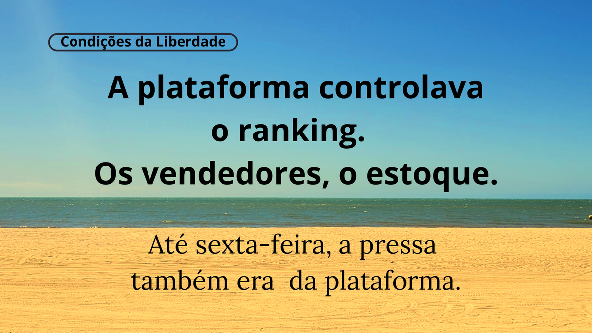 Quem tem mais pressa – o tempo estratégico