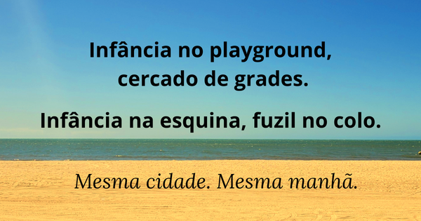 Risco demais, proteção demais, autogoverno de menos - parte 1