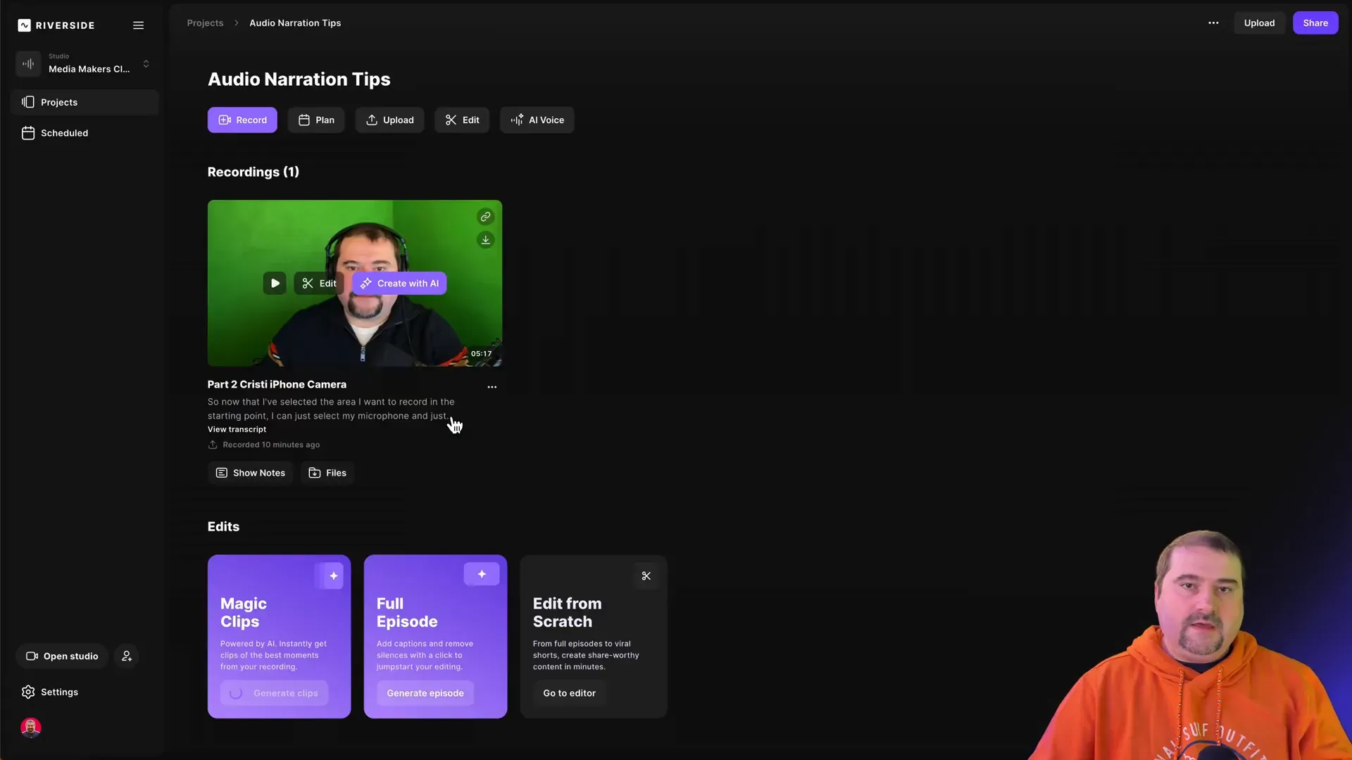 Exploring additional features in Riverside