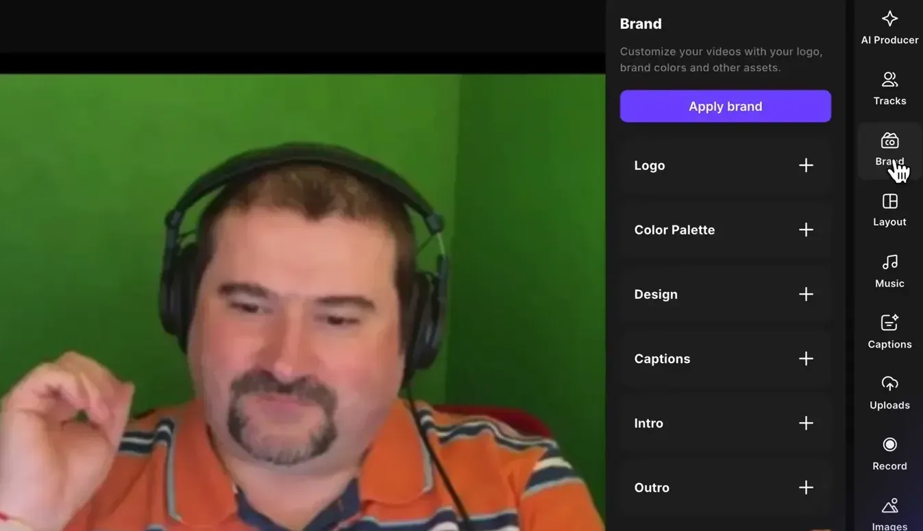 Riverside brand kit menu