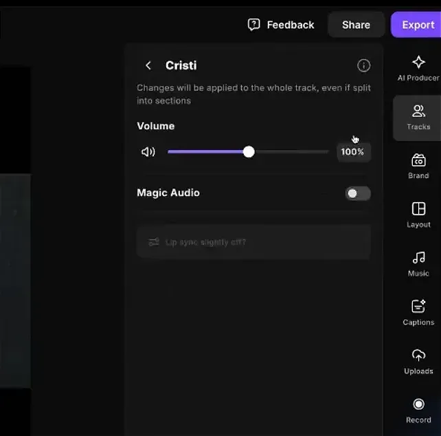 Editing and enhancing audio in Riverside