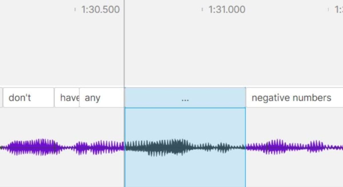 Word Gap Removal in Descript is Not Silence Removal