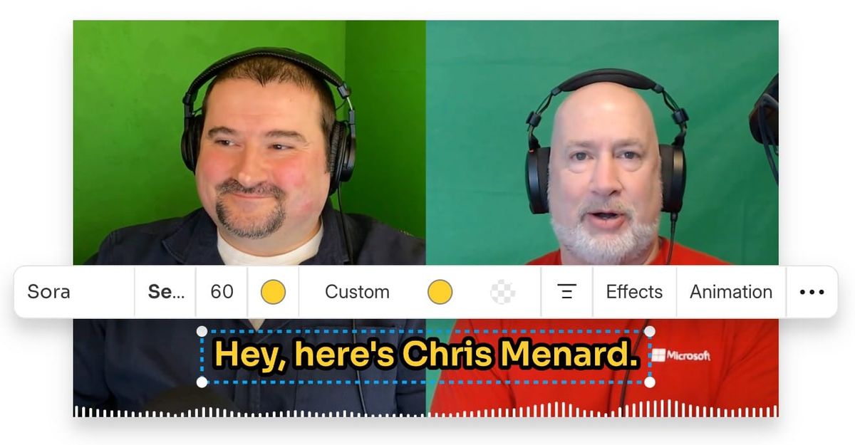 Selectively Hide Captions in Descript Using Scenes