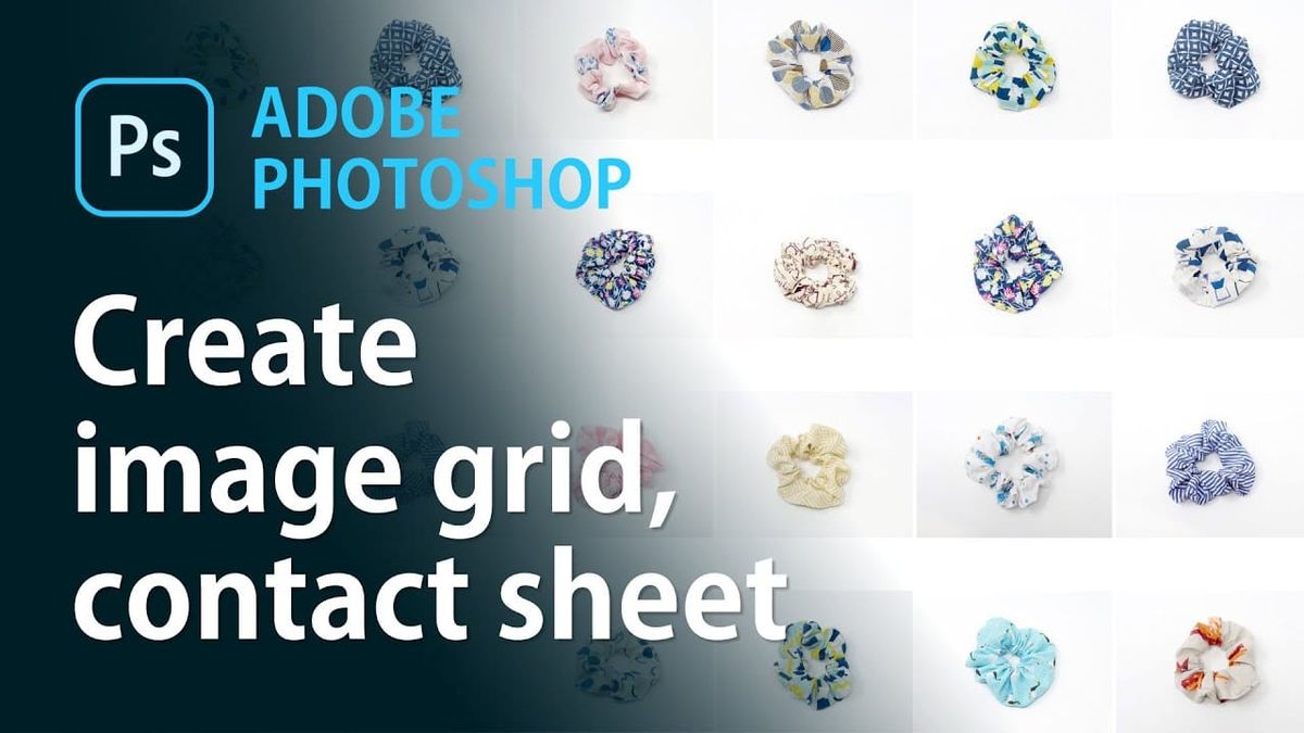 How to Create a Contact Sheet in Photoshop Automatically