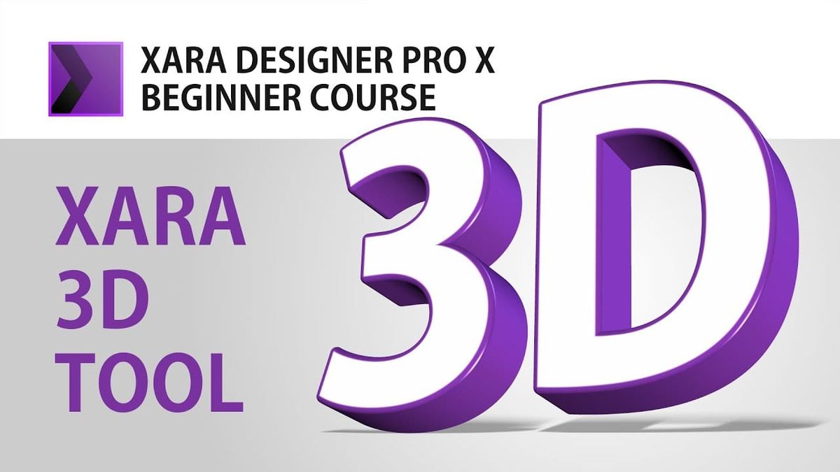 How to Create 3D Objects and Text in Xara Designer Pro X