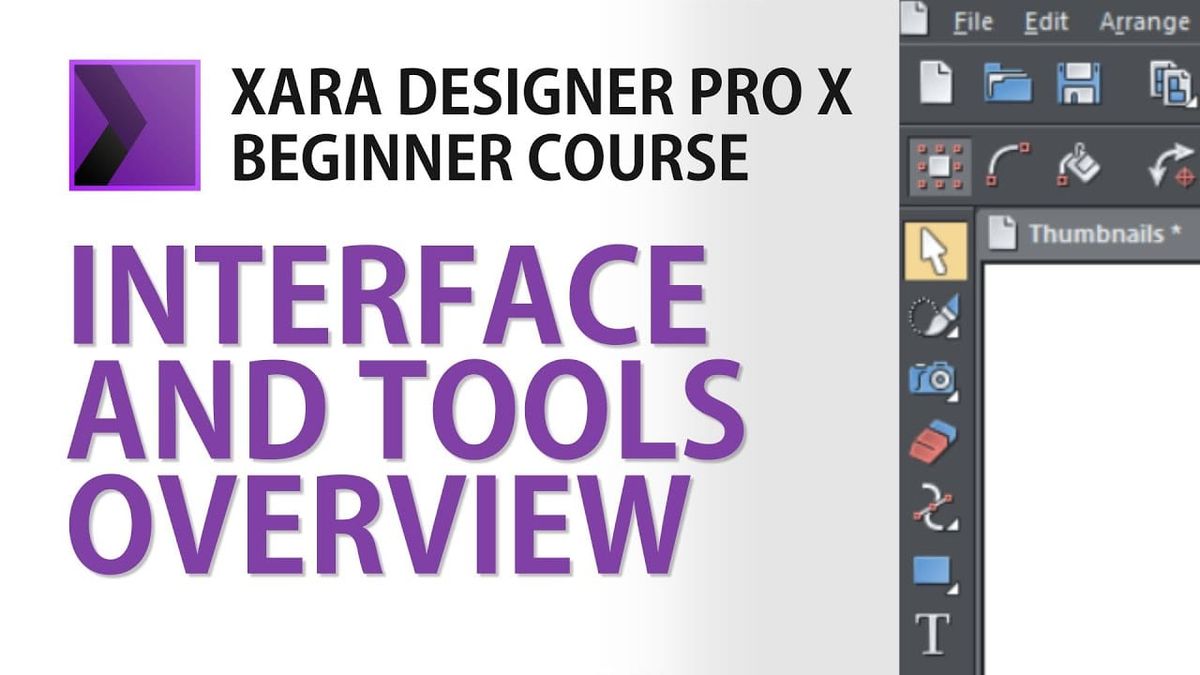 Xara Designer Pro X Interface and Tools Overview: Beginner Course Episode 01