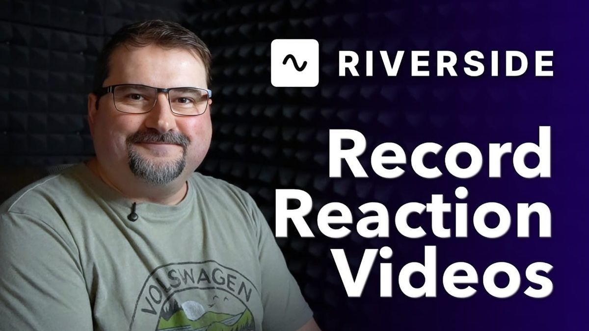 How to Record a Reaction or Commentary Segment in Riverside (Screen + Camera)