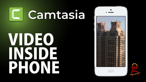 Play video inside phone or Custom Device Frame in Camtasia 2021 | Media Matte and Masking