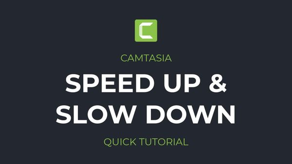 How to make slow motion video in Camtasia | Speed up and Slow Down Video Tutorial