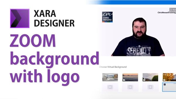 How to Create Custom Zoom Virtual Backgrounds with Your Logo in Xara