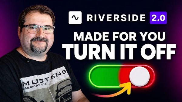 How to turn Riverside Made for You AI workflows on or off