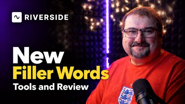 New filler words detection and review in Riverside