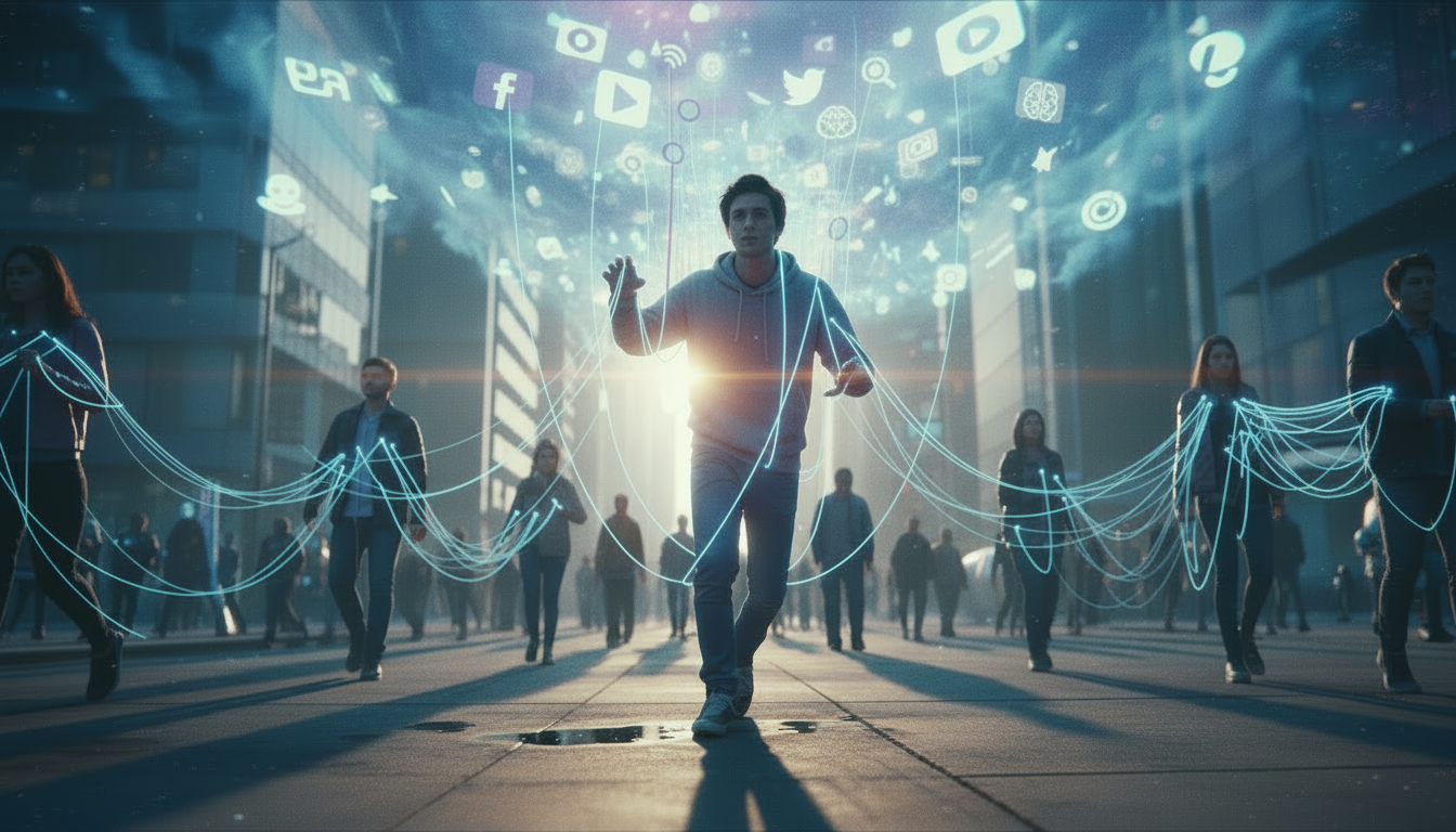 Image of people being controlled by mindjacking 