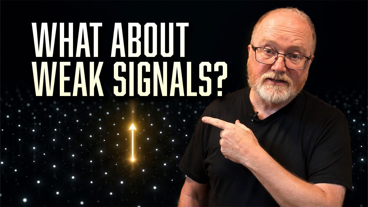 How to improve your judgement on which weak signal to act on