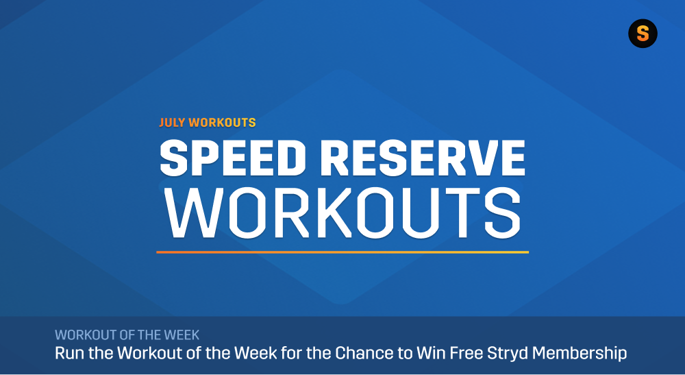 Tap Into Your Speed Reserve With These New Workouts