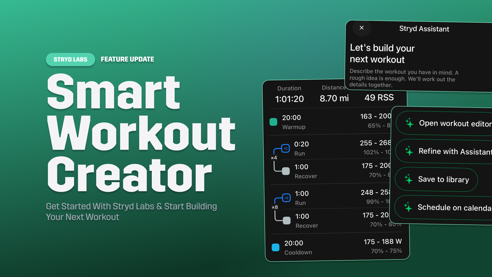 Stryd Labs Update: Introducing Smart Workout Creator—A New Capability in Stryd Assistant