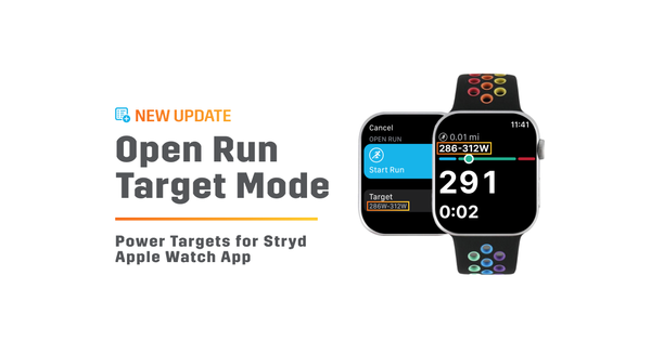 New Update: Open Run Power Targets for Stryd Apple Watch App