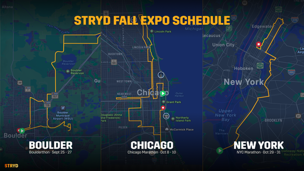 Find Stryd at Boulderthon, Chicago, & New York City Marathon Expos