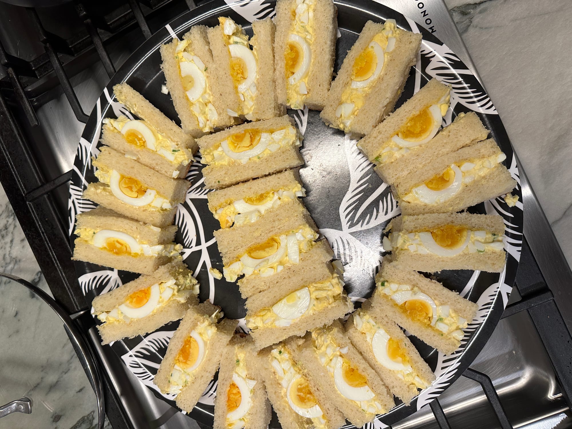 Egg Salad Sandwiches, Konbu style