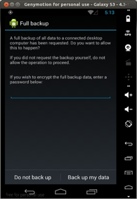 Backing up Box App data