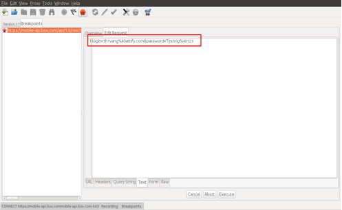 Traffic being intercepted