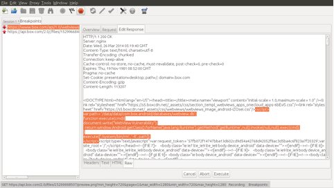 webview vulnerability in box 2