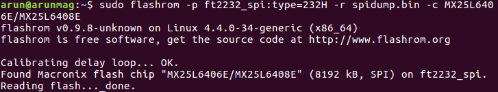 SPI memory dumping on IoT device