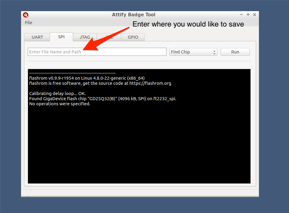 SPI analysis using Attify Badge 