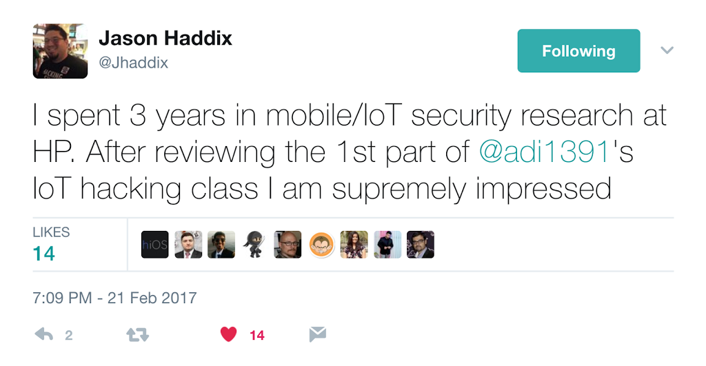 IoT Hacking training review