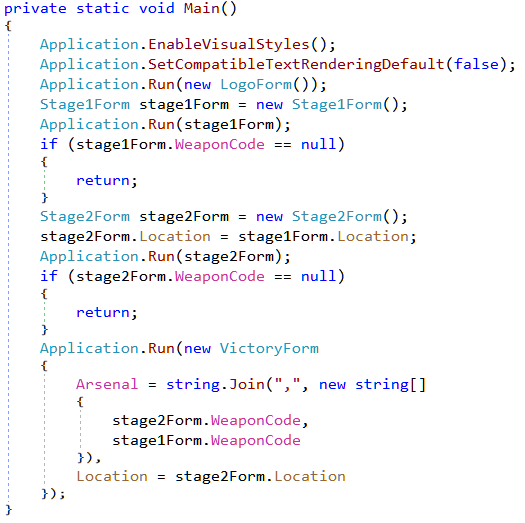 Figure 3: The decompiled code of Main