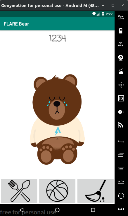 Figure 3 - The bear is not happy!