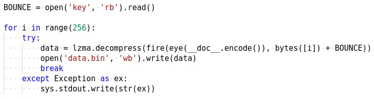 Fgure 12: Trying to dump the exec'd code