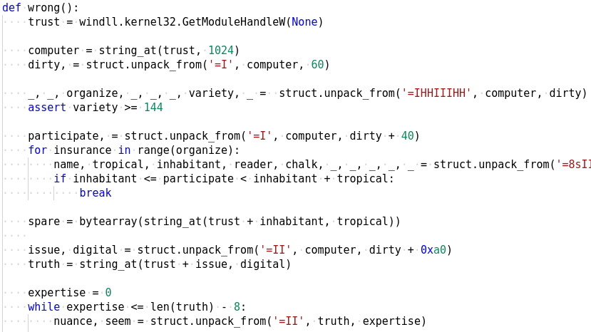 Figure 18: The wrong function