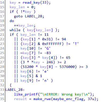 Figure 3: The key check logic