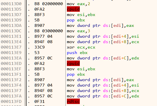 Figure 10: Lots of anti-debug