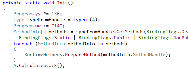 Figure 5: The Init method