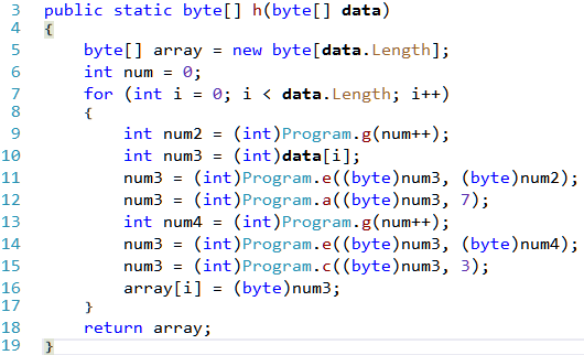Figure 31: Calls to a and c