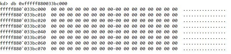 Figure 2: Missing MZ header