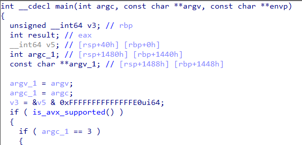 Figure 1: Call to is_avx_supported