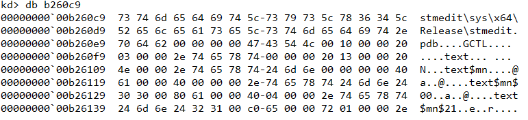 Figure 9: Cross checking the output of yarascan